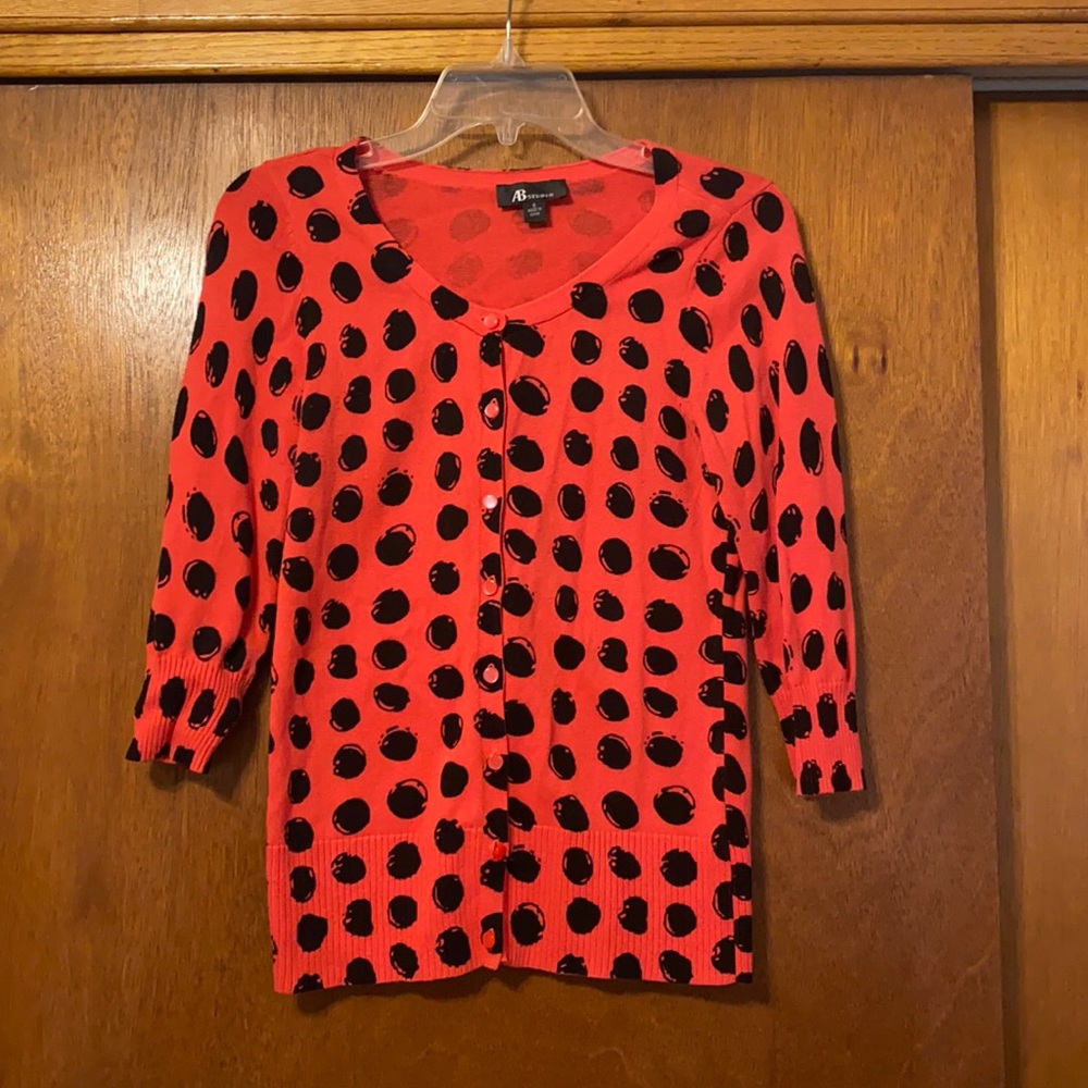 *3/$10 Red and Black AB studio cardigan